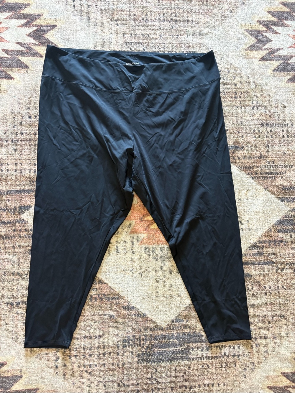 Maurice’s 4x Black High-Waist Leggings